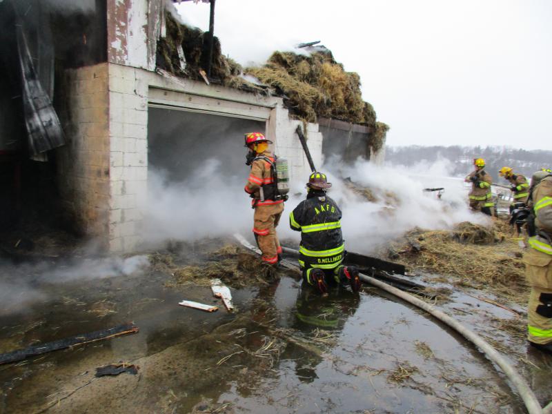 Barn Fire, Franklin Road