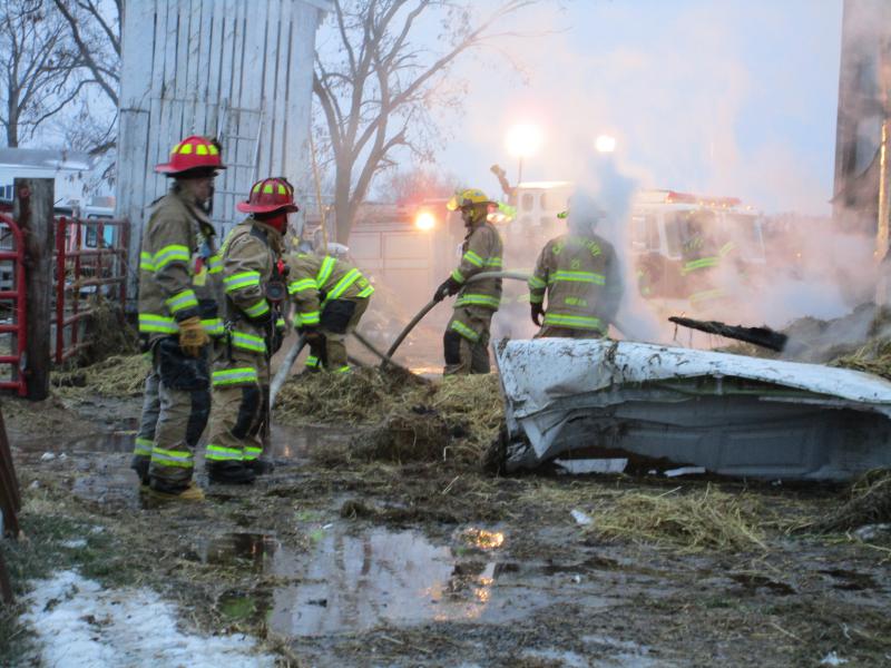 Barn Fire, Franklin Road