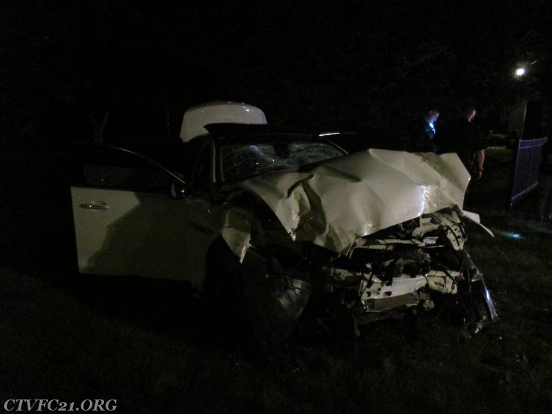 6/18/2016 Vehicle accident, vehicle into a house on Unionville Road.