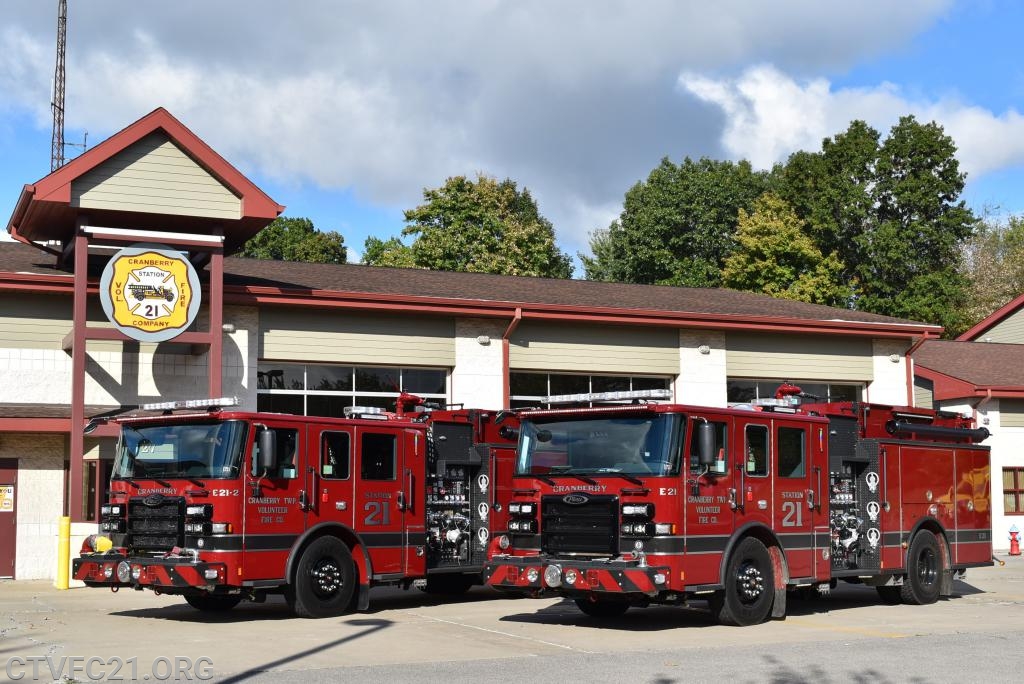 <b>Engine 21 and Engine 21-2</b> - <i>2019 Pierce Enforcers</i>