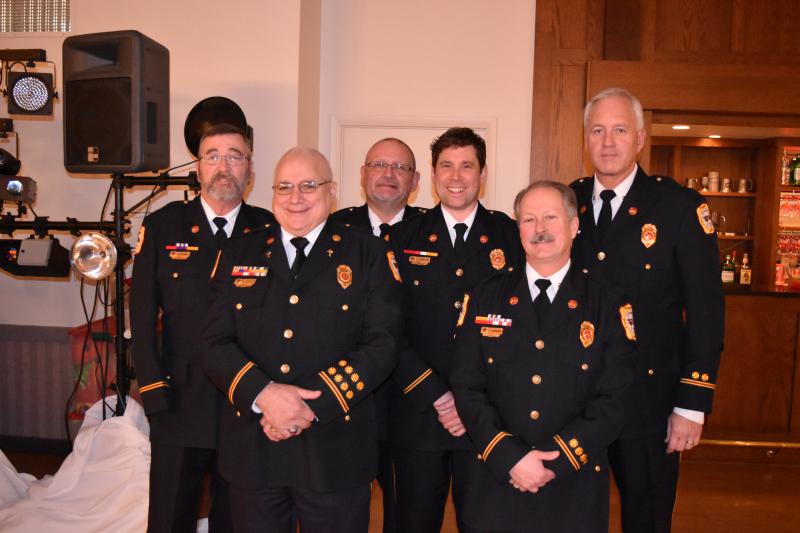 2016 Board of Directors-
L-R: Jim McConnell - Director-at-large; Jim Cole - Treasurer; John Kontros - Director-at-large, John Pristas-Director-at-large, Tom Klingensmith - Vice--President, Ed Hestin - President. Missing - Stephen DeVault - Secretary