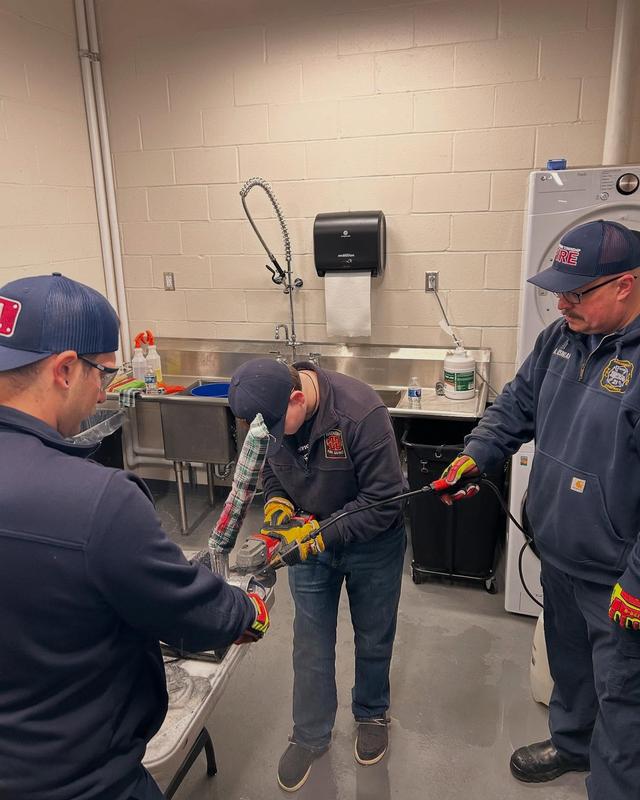 Man In Machine Training - Cranberry Township Volunteer Fire Company