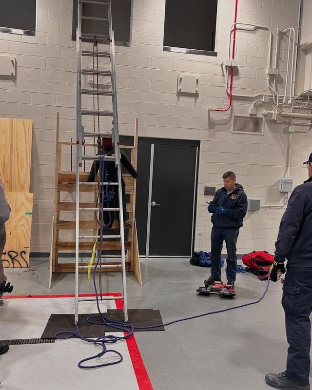 Man In Machine Training - Cranberry Township Volunteer Fire Company