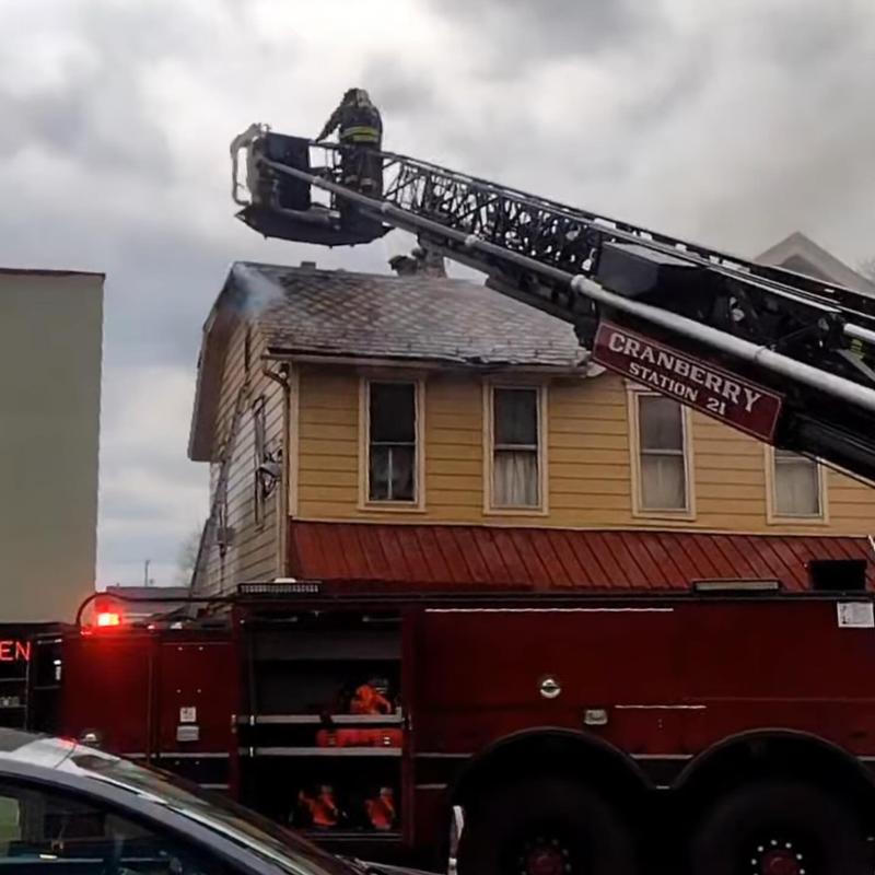 Commercial Structure Fire Cranberry Township Volunteer Fire Company